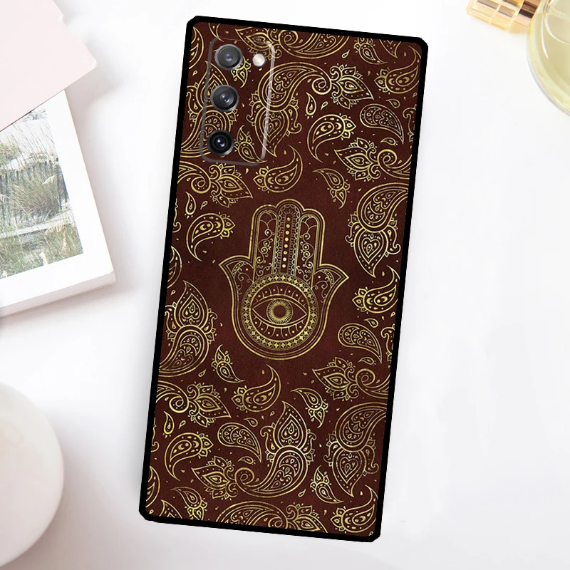 Hamsa Hand of Fatima Art Protective Phone Case