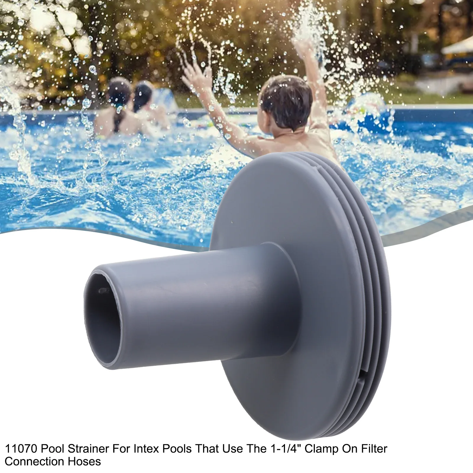 

Strainer Connector Pool Fitting High Quality 11070 Strainer Connector for Intex Swimming Pool Outlet Ports Reliable