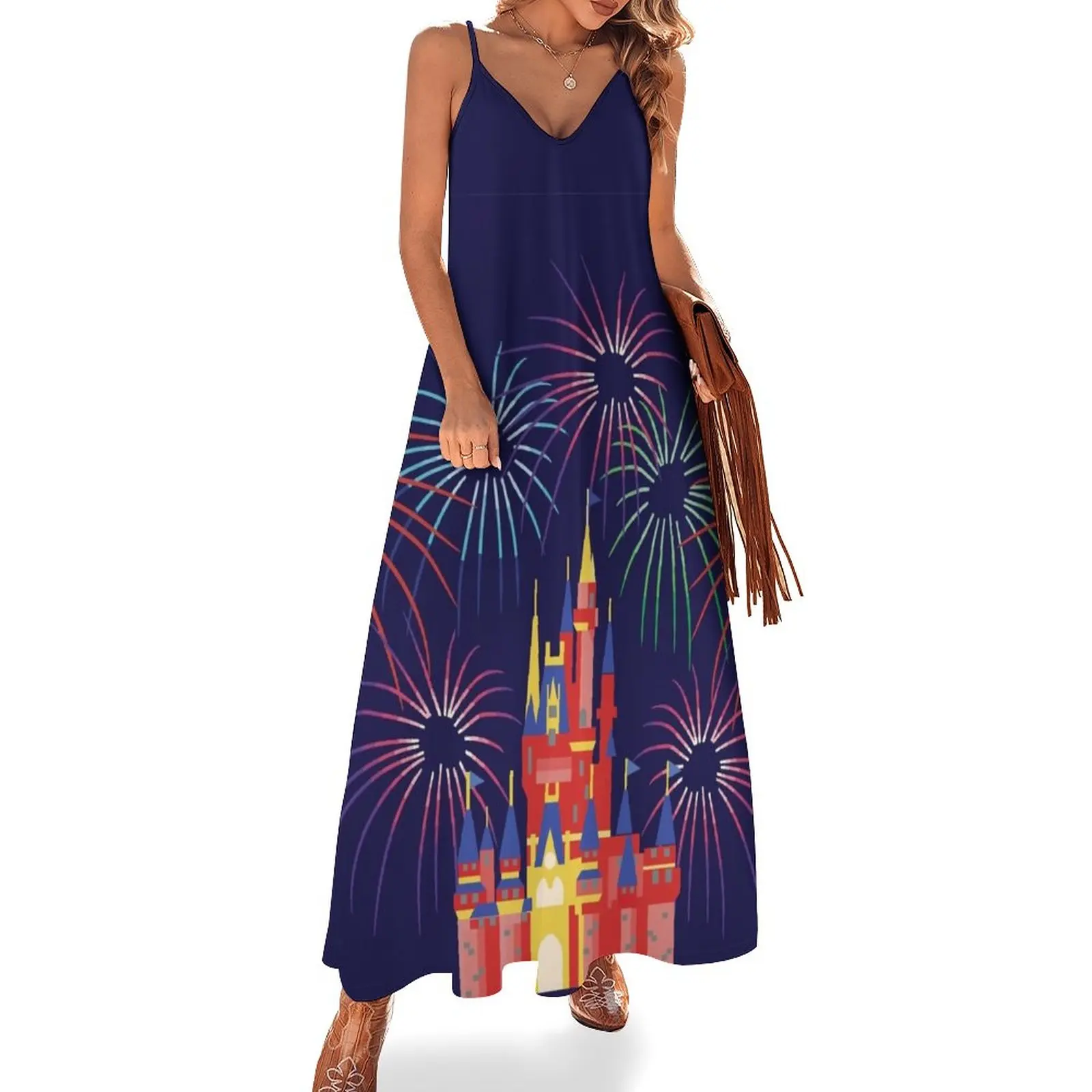 

Happily Ever After Fireworks Sleeveless Dress women's dresses luxury luxury evening dresses 2023