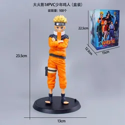 20+ CM Naruto Anime Character Figurines Ornaments Gift Set (Naruto)