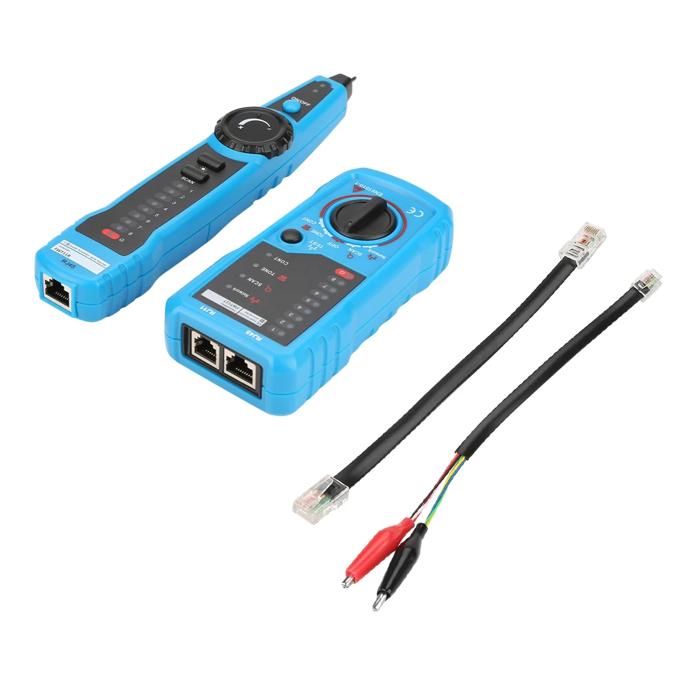 BSIDE FWT11 Handheld RJ11 RJ45 Telephone Wire Tracker Ethernet LAN Network Cable Detector new