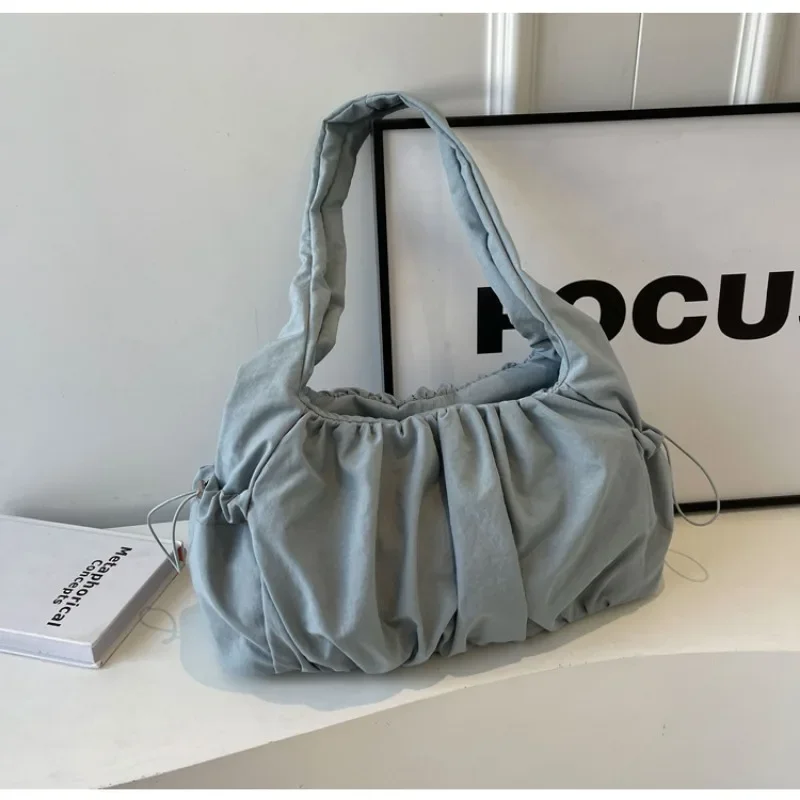 Nylon Large-Capacity Summer Tote Bag – Stylish One-Shoulder Handbag