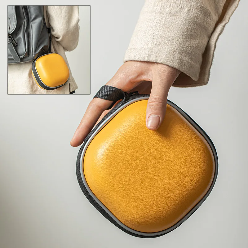 Portable Tea Set with Cover Bowl, Quick Cup, Travel Tea Set, Business partner Gift, One Pot, 3 Cup, Storage Bag