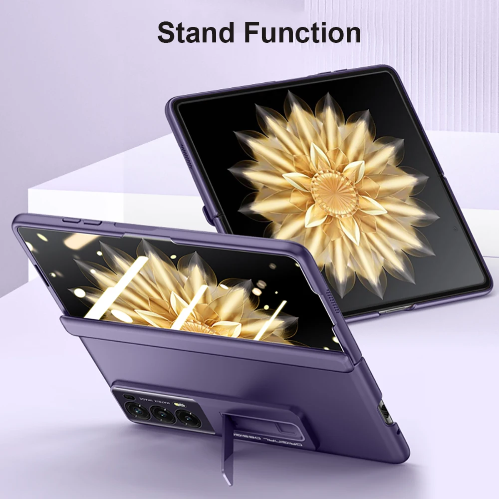 Luxury Shockproof Screen Protector Case with Kickstand - Premium Back Cover