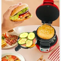 Home burger machine. Small breakfast machine. Multi-function for light food like bread sandwiches. A breakfast maker 1