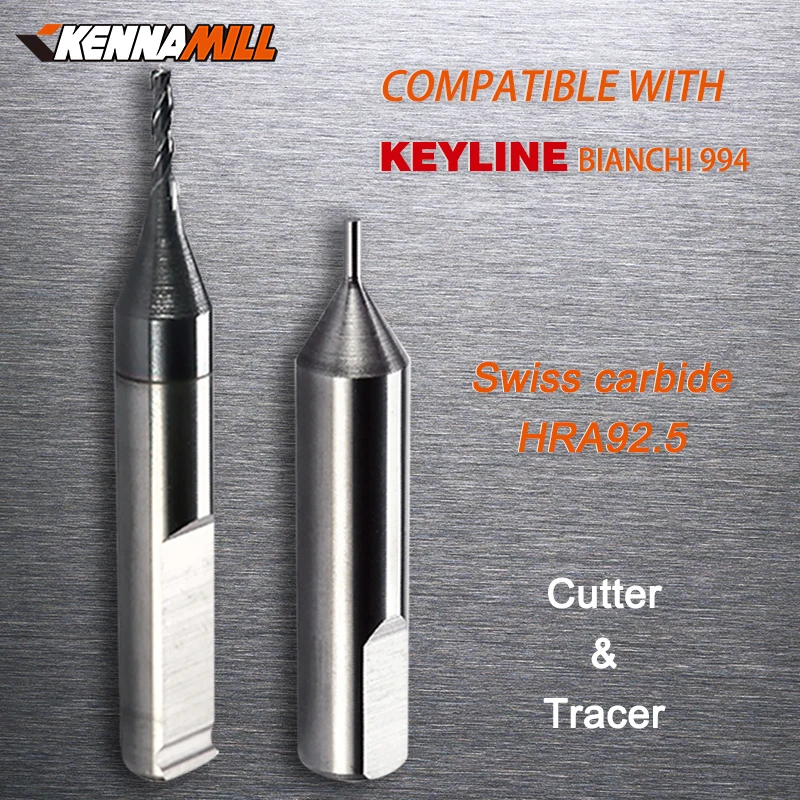 Fresa Per Utensili Da Fabbro Wc011A Dc011A Cl004 Tracer B3310 C011 Compatibile Con Keyline Bianchi 994 Key Cutting Machine
