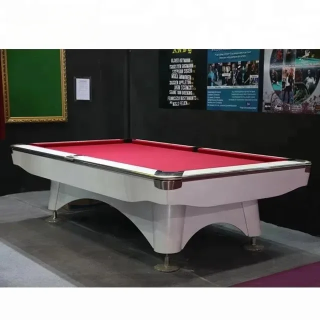 China pool table 9 ball black slate snooker pool table with solid wood