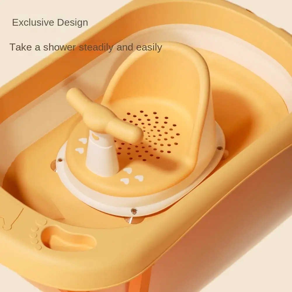 

PP+TPE Baby Shower Chair New Antiskid Suction Cup Design Non Slip Bath Stool Multiple Colors Bathtub Seat Baby Shower