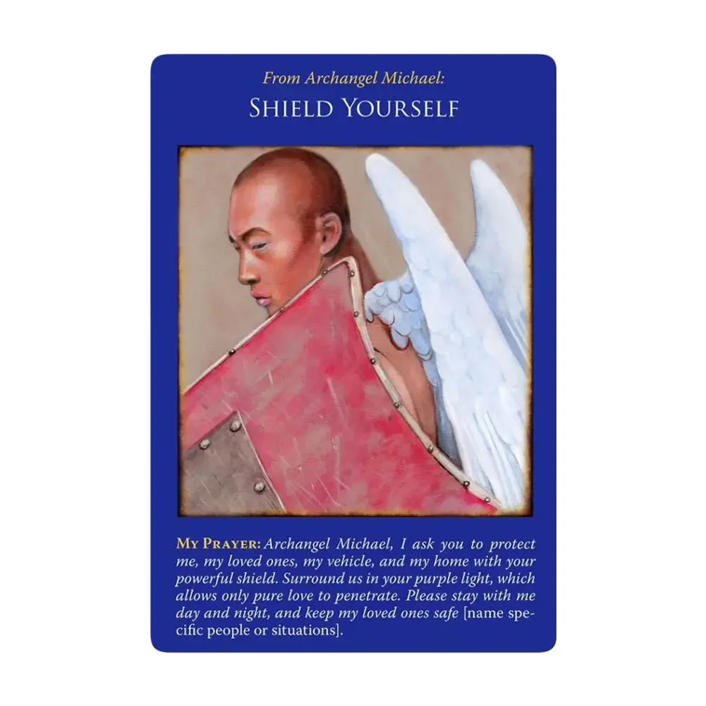 Archangel Michael Oracle Tarot Cards Board Games English Funny Board Tarot Deck Table Games PDF For Families Party