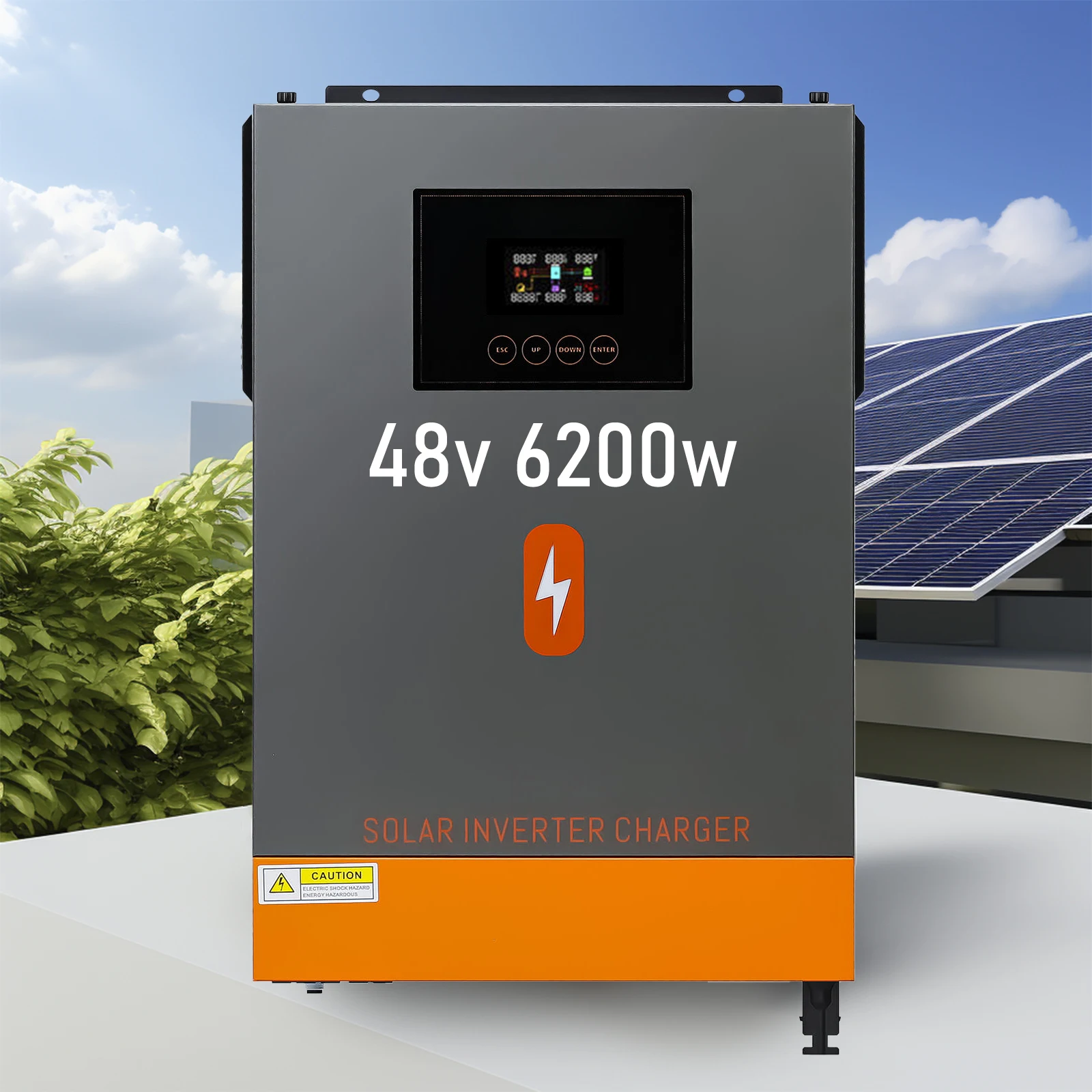 Inverter Per Pannello Solare 5Kw Offgrid 3Kw Off Grid Mppt 48V Regolatore Di Carica 100A Inverter Solare Inverter Ibrido Powmr