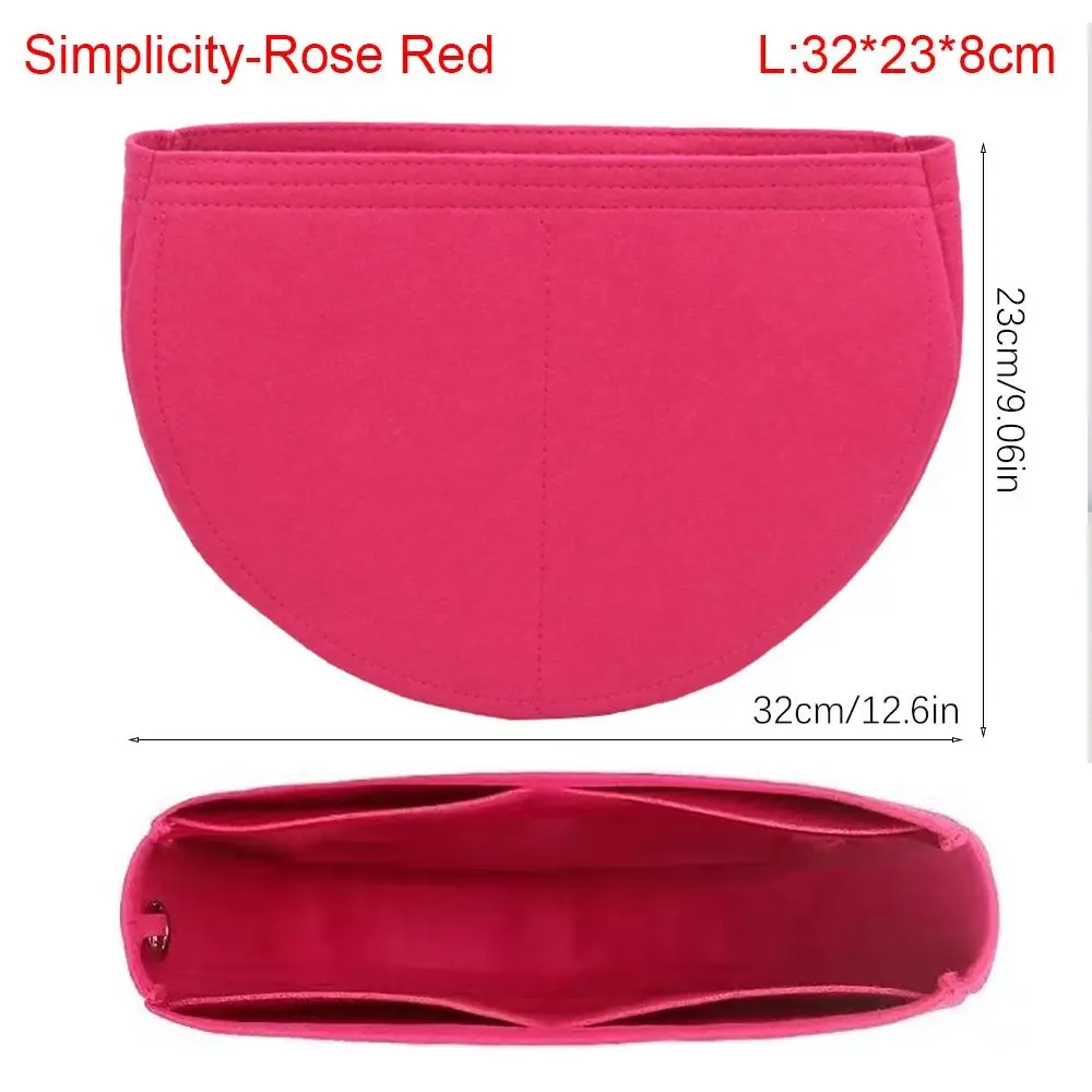 Durable Felt Handbag Insert - Portable Storage and Organization Solution