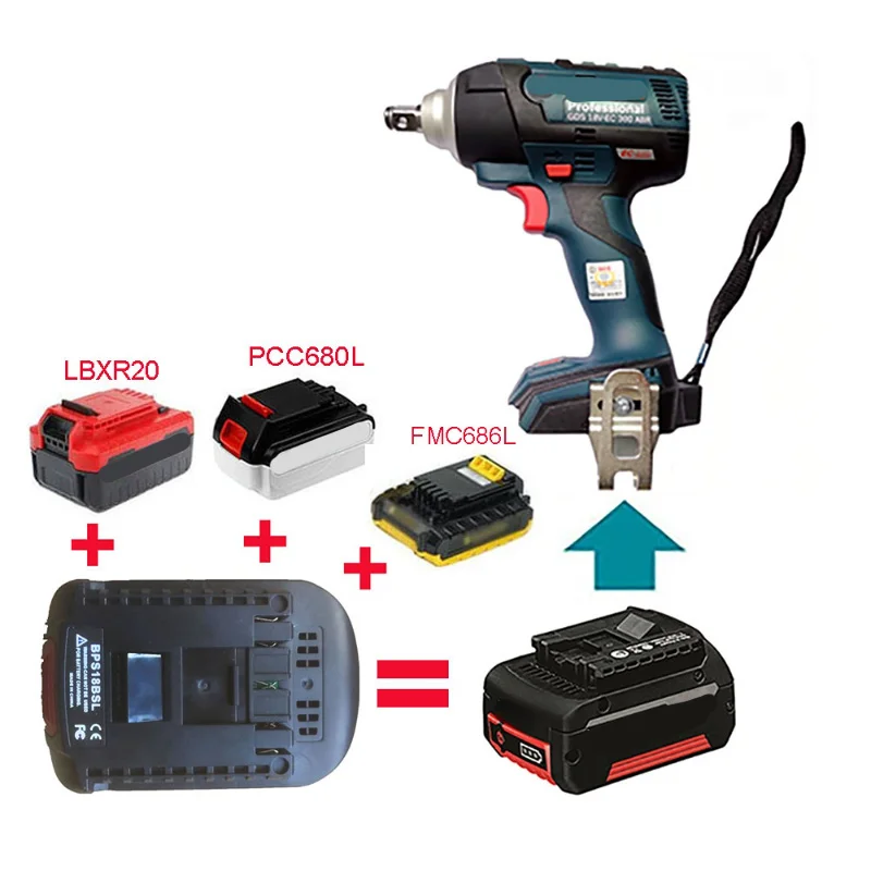 Adapter Konverter Für Bosch Für DeWalt Für Makita Für Milwaukee Für AEG DEVON Worx Für Black Decker Für Porter Kabel Für Hitachi – Detail 10