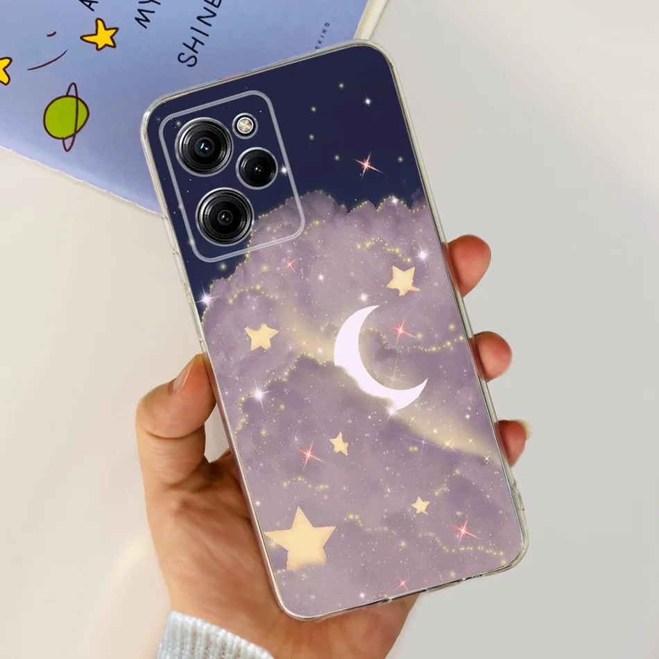 Elegant Printed Soft Silicone TPU Phone Case - Compatible with Poco X5 Series