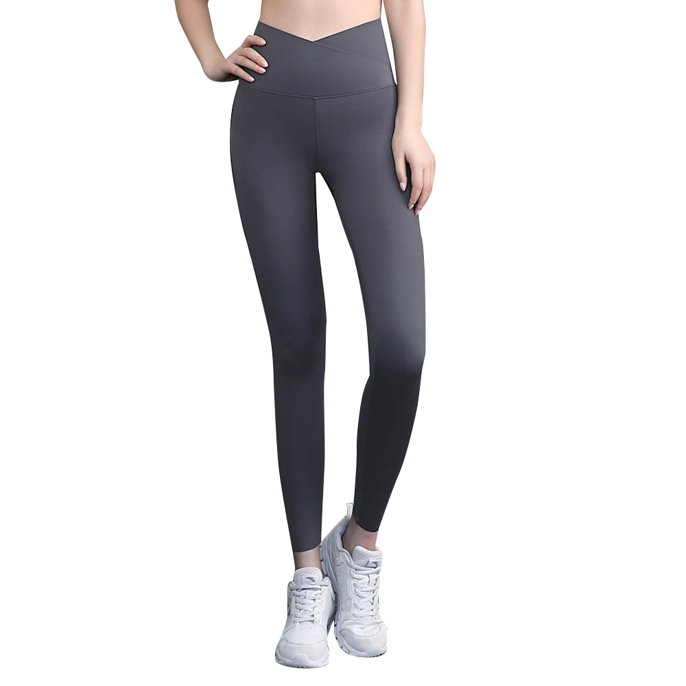 Fitness Women Leggings Plus Size XXL V Shape High Waist Nylon Stretch  Exercise Athletic Yoga Workout Sport Tights Running Pants - AliExpress