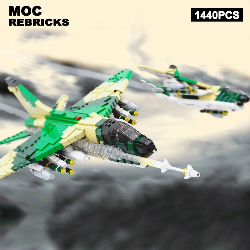 

Конструктор Военный Истребитель MOC масштаб 1/35, модель самолета стандарта Corsair II, конструктор, коллекция детских игрушек, подарки