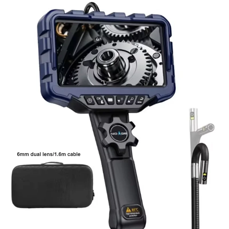 Endoscope Caméra Inspection 2 Voies 210° Articulé 1080P HD - Neuf, 2 Ans Garantie