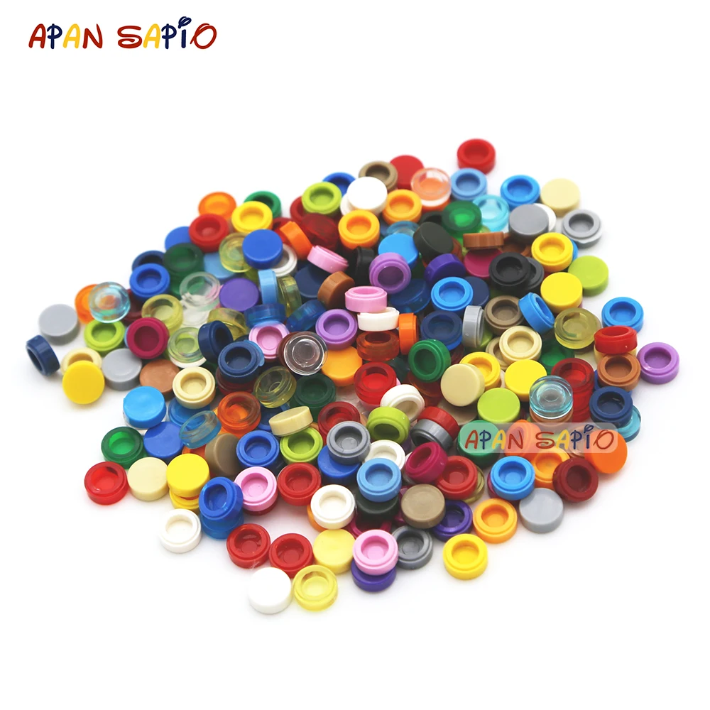 Round Building Blocks 1x1, 33color, educational and creative toys for children, size compatible with 98138, 300pcs aquaryta 50pcs building blcok part 1x1 with stud compatible with 87087 diy education creative toys for teens