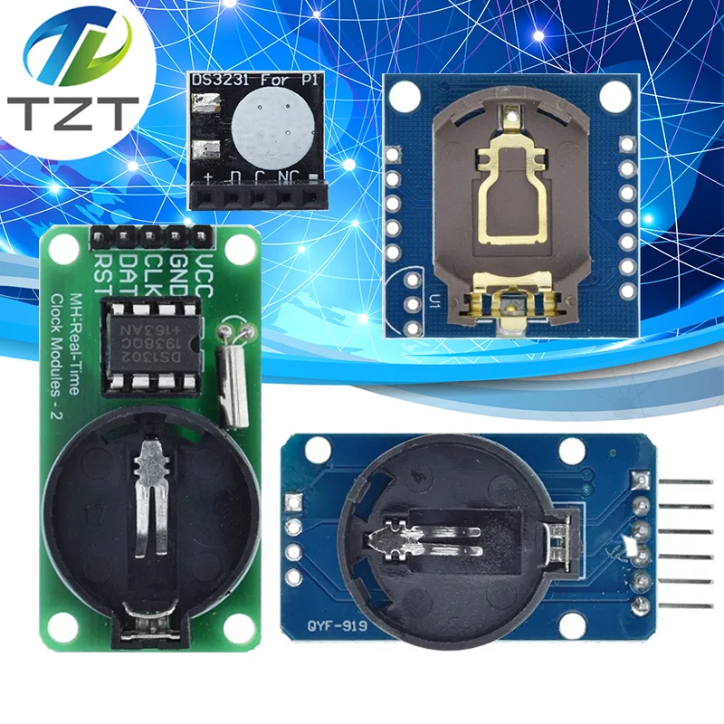 DS3231 AT24C32 IIC Module DS1302 Precision Clock Module DS1307