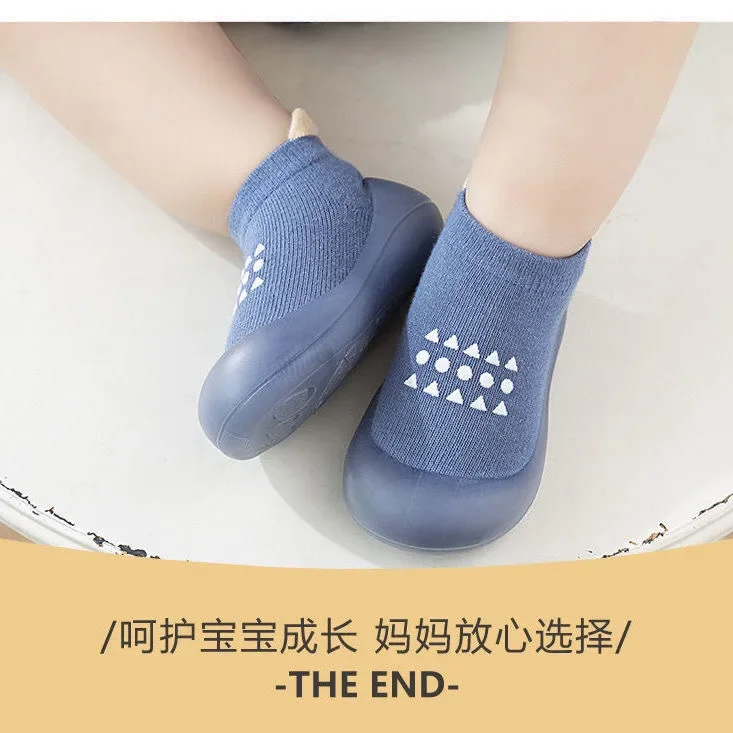 Summer New Combed Cotton Anti slip and Breathable Children's Soft Sole Shoes Baby Walking Shoes Mesh Faced Baby Floor Socks 4