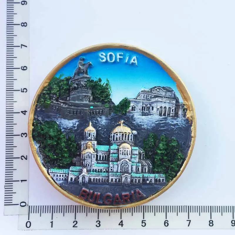 MAGNETS,8--Aimants De Réfrigérateur En Résine 3D, Souvenir Du Tourisme