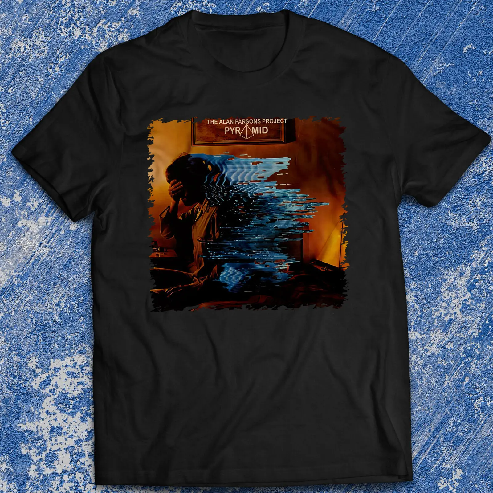 The Alan Parsons Project Rock Music Cotton Shirt Pyramid Classic Alan Parsons Maniche Lunghe