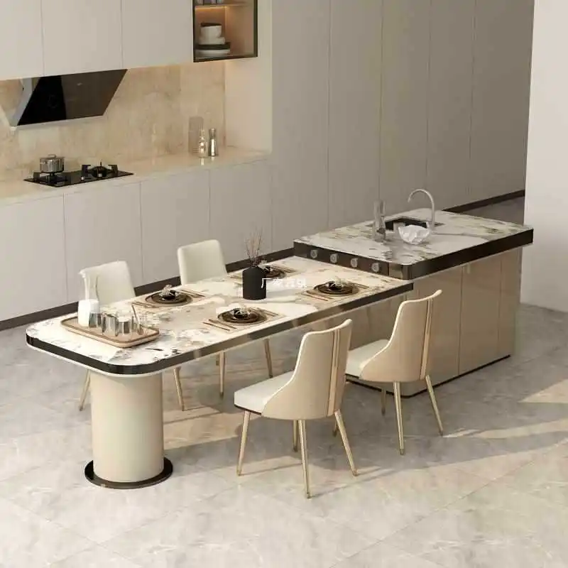 High Quality Kitchen Furniture Modern Style Natural Quartz/marble/granite Movable Kitchen Island