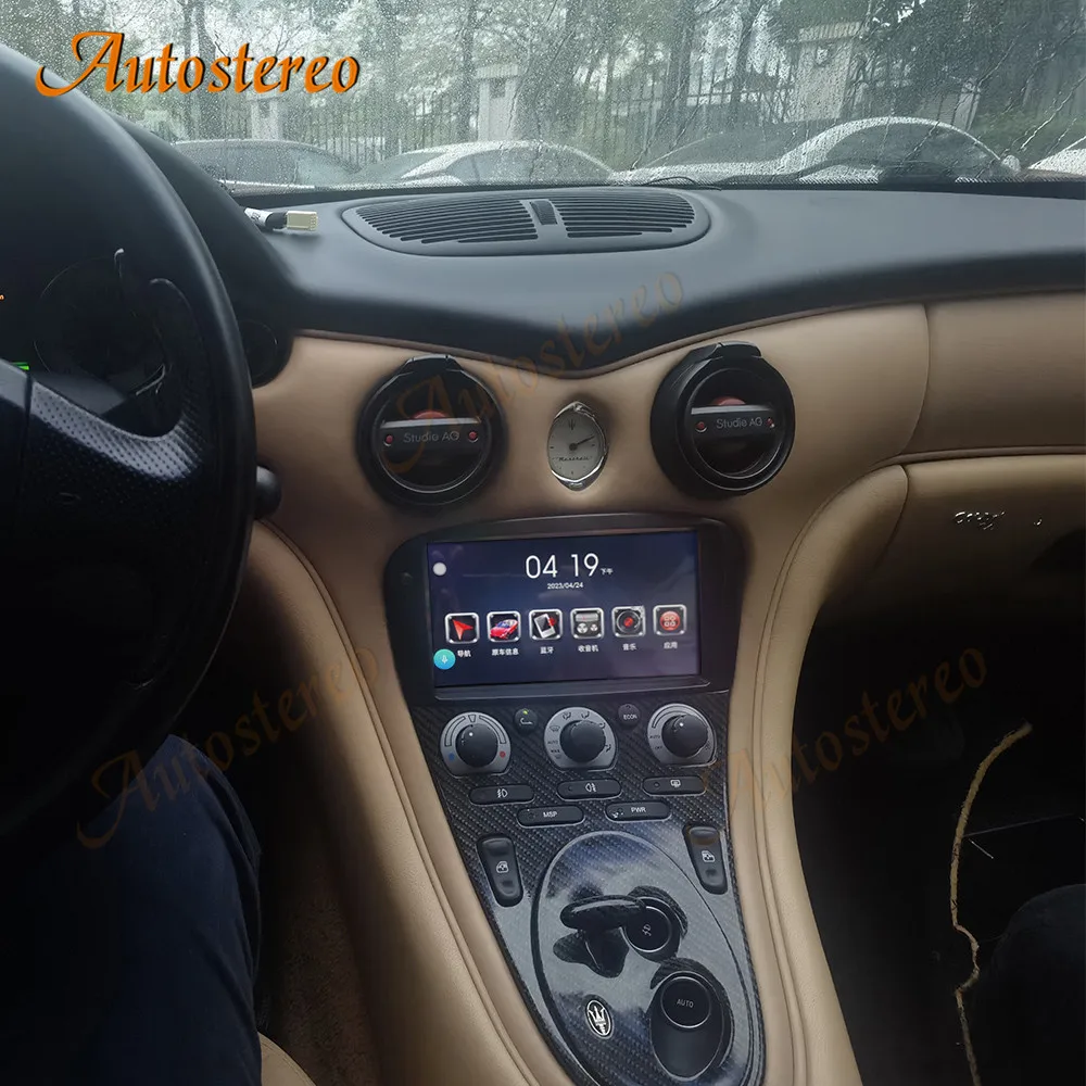Carplay Auto Stereo Android 13 Car GPS Navigation For Maserati 3200GT 4200GT Mul