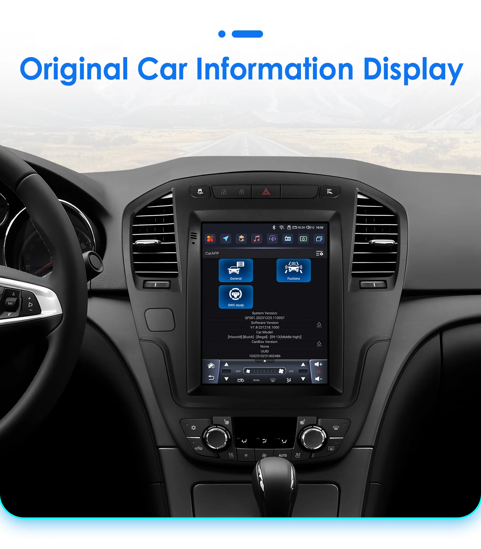 9,7 Zoll 2 DIN Android 13 Auto-Multimedia-Stereo für Opel Insignia Buick Regal 2009–2013 Autoradio Vertikaler Bildschirm Carplay 7862 – Detail 36
