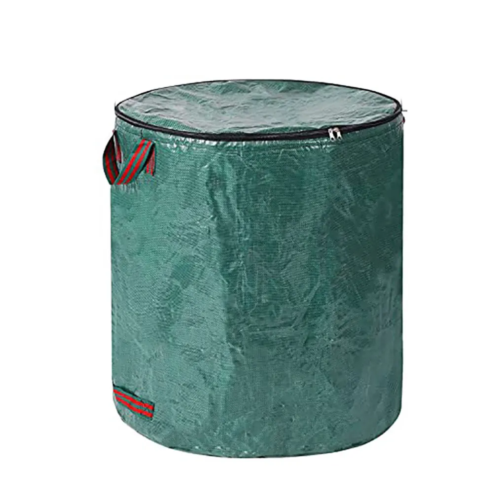 

Green Green Waste Bag 120L Large Capacity Heavy Duty Fabric Recyclability Garden Waste Leaf Bag
