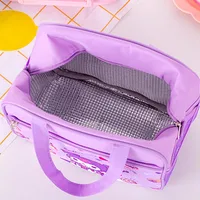 Sanrio Kawaii Meal Insulated Bag for Kids Cute Cartoon My Melody Kuromi Lunch Box Bag  Portable Food Storage Bag 6