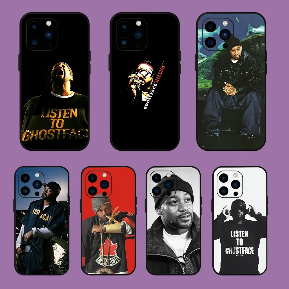 Custodia Per Telefono Ghostface Killah Rapper Per Iphone 13 14 15 11 12 Mini Pro Max Custodia Trasparente
