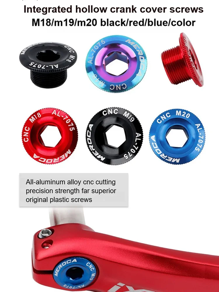 MTB Hollowtech Kurbel Bolzen M18/M19/M20 Mountainbike Kurbel Abdeckung Kurbel Arm Bolzen Für Shimano,FS.A,FC-4500,FC-5600,IXF,LEBYCLE – Detail 1