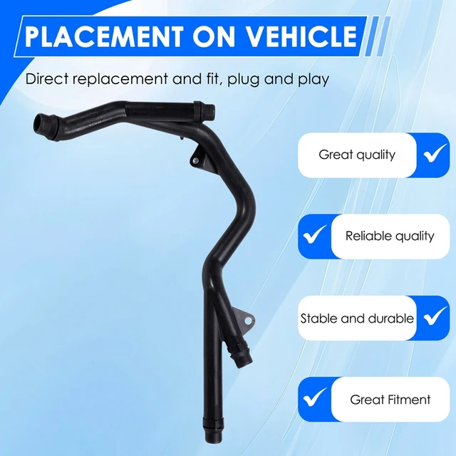 HETEVSCCK Tuyau Refroidissement 11532247681 Pour BMW E38 E39 E46 - Tuyau Radiateur Plastique