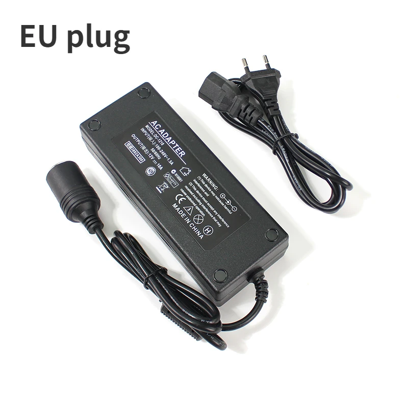 EU US Plug Power Supply Adapte DC 12V 10A Power Adapter AC 110V