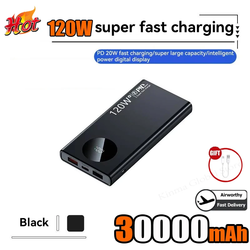 Black 30000mAh