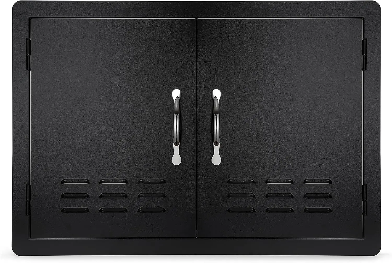 Outdoor Kitchen Doors BBQ Access Door 30" W x 21" H-Wall Construction Double Door Flush Mount for BBQ Island, Grilling Station