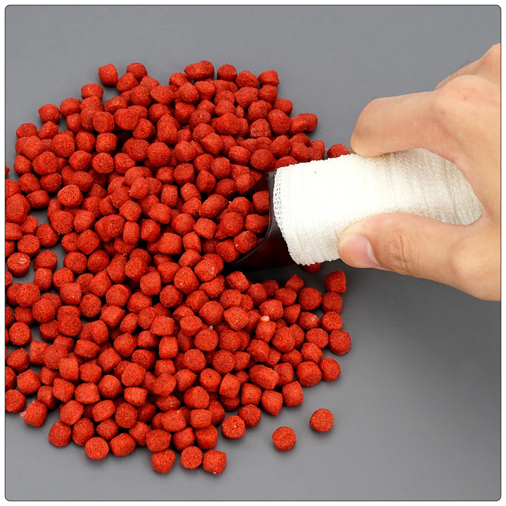 Hirisi 5M Karpfen Angeln PVA Mesh Mit Rohr Lösliche Fisch Refill Karpfen Angeln Feeder Angeln Zubehör 18/25/37mm – Detail 12