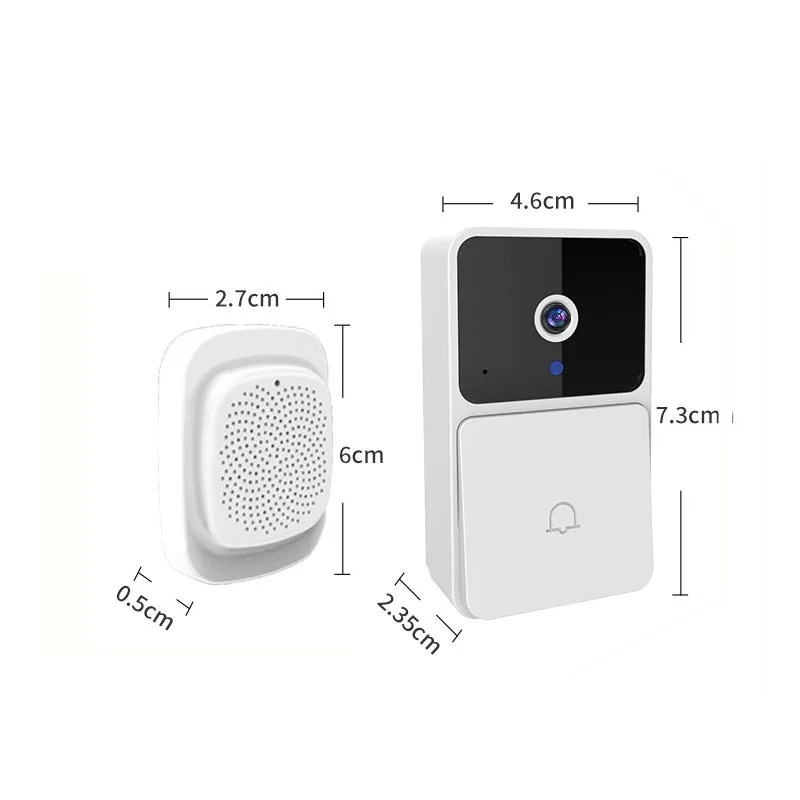 WiFi Video Doorbell Wireless HD Camera Night Vision Smart Home Security Two Way Audio Video Call Photo Doorbell