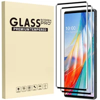 2/1Pack Glass For LG Wing Velvet 3D 1