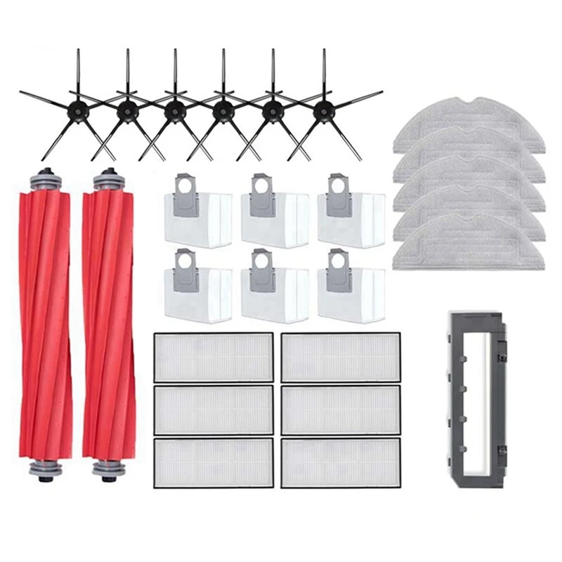 

Main Side Brush HEPA Filter For Xiaomi Roborock S7 Maxv S7 Maxv Plus S7 Maxv Ultra G10S Pro Vacuum Cleaner Parts