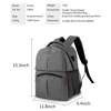 Insular Brand New Style Solid Color Baby Diaper Bags Backpacks Multifunctional Mommy Bags Backpacks Waterproof Nappy Backpacks 4