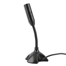 

For PC Desktop Laptop Multimedia Studio Speech Microphone Universal USB Laptop Microphone Adjustable Mini Stand Microphone
