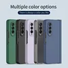 Phone Case For Samsung Galaxy Z Fold 6 5 4 3 5G With Pen Slot Holder For S Pen Hinge Plastic Cover With Front Screen Glass 1