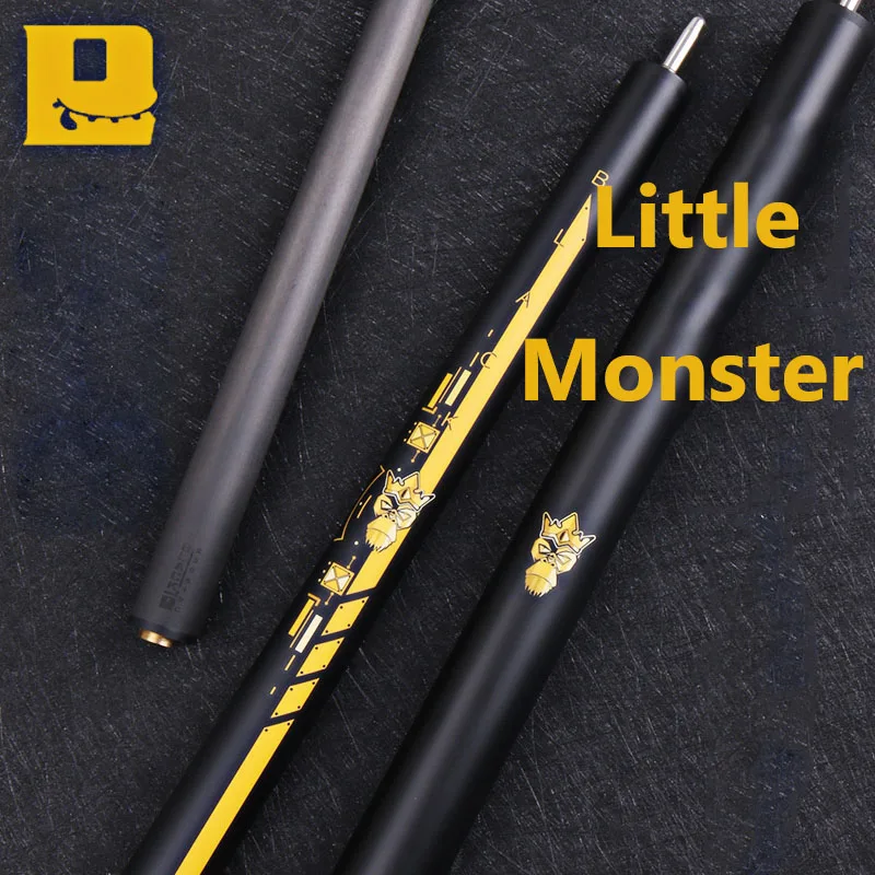 Billiard Shaft Billiard Cue Brand Little Monsters Black Egg Break Jump Cue Stick 12.98mm Tip Size Carbon Fibre Shaft Smooth Handle