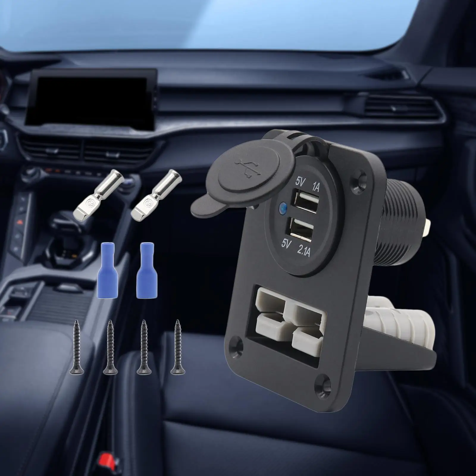 

Двойной USB-разъем для зарядного устройства 12-24 в 50 А для прочной яхты