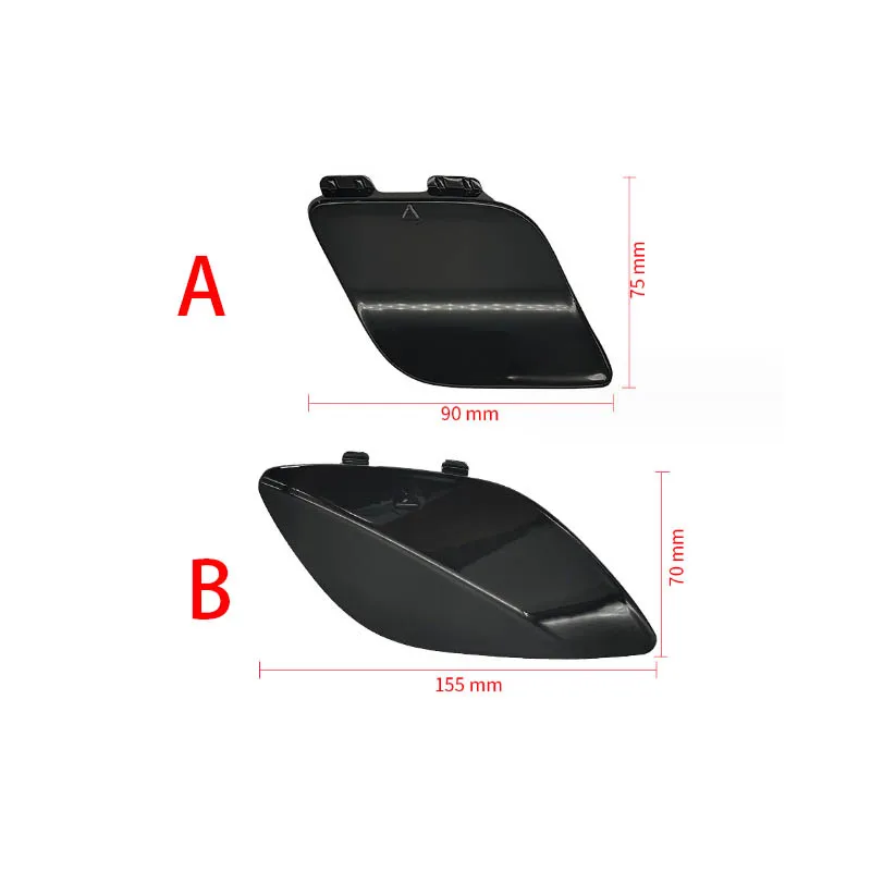 Tow Hook Cover Cap Fit For Mercedes CLA-Class W117 Front Bumper Easy Install Front Tow Hook Cover 1178851222 1178850622 car rear bumper hook cover
