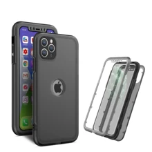 

Iphone 13 Three-In-One Skin-Feeling Mobile Phone Case Iphone 11 360 All-Inclusive Semi-Transparent Frosted Protective Cover