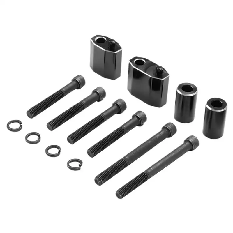 Motorbike Footrest Extension Motorcycle Floorboard Extension Kit Driver Outward Spacer Upgraded Rustproof Pedal