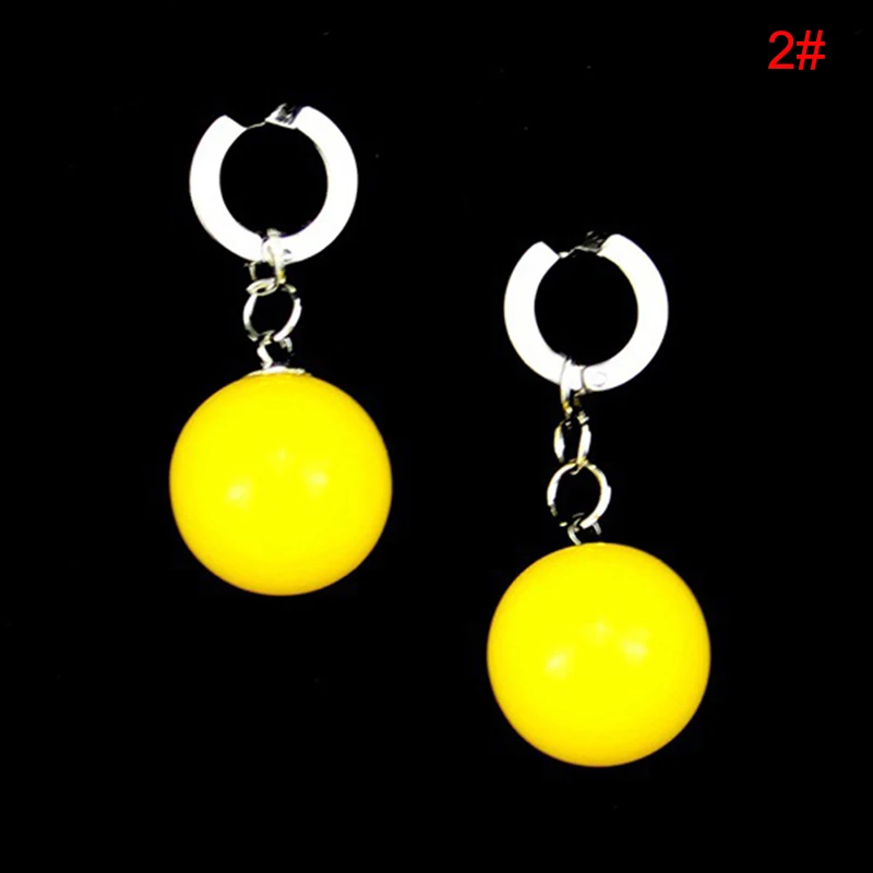  Anime Cartoon Resin Vegetto Potara Ball Black Son Goku Zamasu  Cos Earrings Ear Clip Cuff For Man (Green + Yellow clip): Clothing, Shoes &  Jewelry