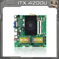 JINGSHA itx-4200U mini itx motherboard onboard intel i5 4200U CPU dual channel DDR3 RAM Industrial Motherboards 1